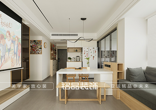 嘉兴装修案例『新安天苑18-1-1701』73方【两室两厅】【原木宜家】