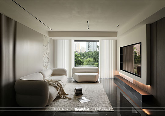 嘉兴装修 新瑞名府 三室两厅 自然中古风装修