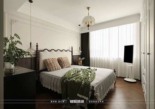 嘉兴装修 星锦府 四室两厅 中古风装修