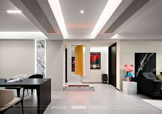 嘉兴装修 王马府 三室两厅 意式极简装修