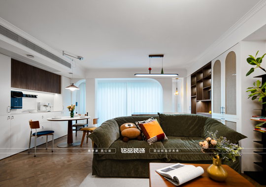 嘉兴装修 万家花园家和苑 三室一厅 中古风格装修